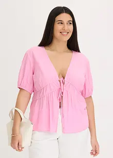 Bluse med sløyfer, bonprix