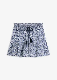Boho-miniskjørt av lett bomull, bonprix