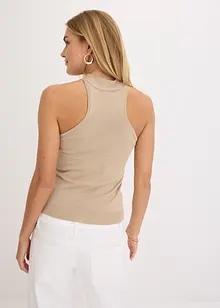 Halterneck-topp med myk viskose, bonprix