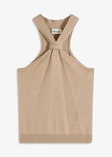 Halterneck-topp med myk viskose, bonprix