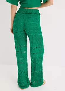 Slip on-bukse med hullstrikkmønster, bonprix