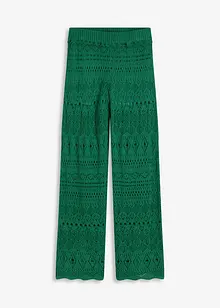 Slip on-bukse med hullstrikkmønster, bonprix