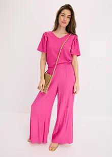 Pull on-bukse i lett viskose, bonprix