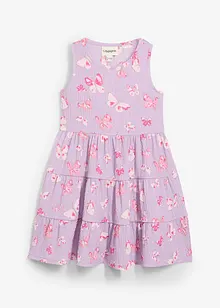 Jerseykjole av stukturert krinklet materiale, bonprix