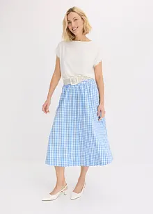 Topp med crochet-blonde, bonprix