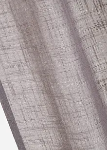 Gardin i linlook, fås i normal og ekstra bred (1-pack), bonprix