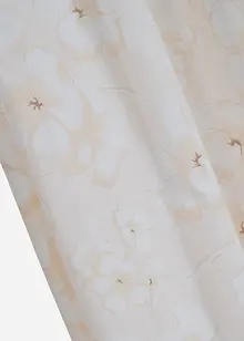 Gardin i resirkulert polyester med trykt blomstermønster (1-pack), bonprix