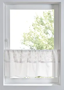 Gardinkappe i økologisk bomull med broderi, bonprix