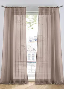 Ensfarget gardin av lett voile (1-pack), bonprix