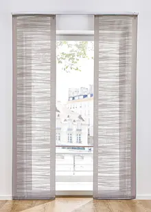 Panelgardin med tverrstriper (1-pack), bonprix