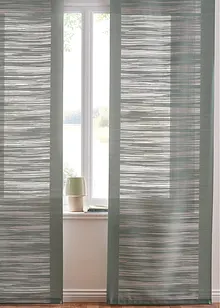 Panelgardin med tverrstriper (1-pack), bonprix