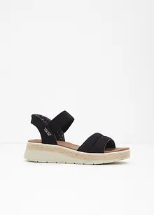 Slip-on sandal med kilehæl fra Skechers, Skechers
