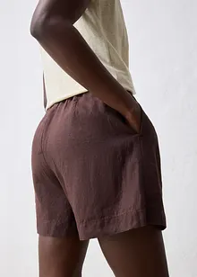 Skort i 100% lin, bonprix