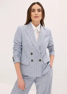 Blazer med lin, bonprix