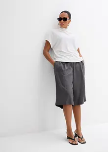 Trikotbluse i strukturert krepp, bonprix