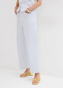 Wide Leg-jeans High Waist, cropped, bonprix