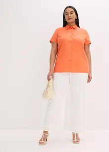 Kortermet bluse i poplin, bonprix