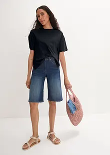 Oversized topp med trykk, bonprix