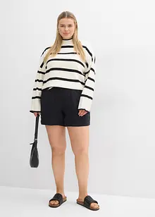 Musselin-shorts i 100% bomull, bonprix