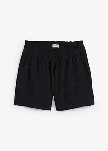 Musselin-shorts i 100% bomull, bonprix