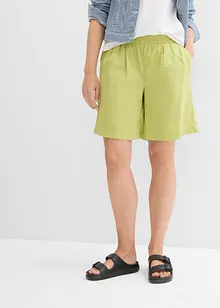 Bermudashorts i lin og bomull, bonprix