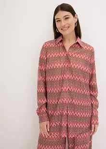 Lang bluse i hekle look, bonprix