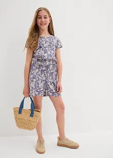 Kort jumpsuit av lett viskose, bonprix