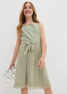 Chiffonkjole med paljetter, bonprix