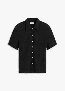 Trikotbluse med struktur, bonprix