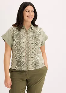 Trikotbluse med paisleymønster, bonprix