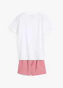 Shorty-pyjamas (2-delt sett) av musselin, bonprix