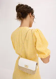 Skulderveske i strålook, bonprix