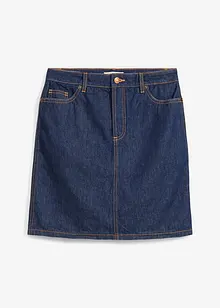 Denimskjørt Mid Waist, Low Stretch, bonprix