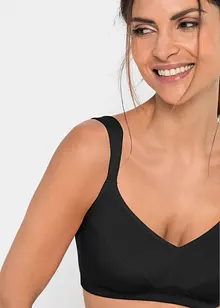 BH uten bøyle, med økologisk bomull (2-pack), bonprix