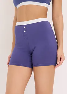Boksertruse med økologisk bomull og ben (4-pack), bonprix
