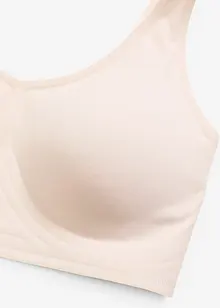 Vattert Feel Comfort Lasercut-T-skjorte-BH uten bøyle, bonprix
