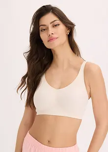Vattert Feel Comfort Lasercut-T-skjorte-BH uten bøyle, bonprix