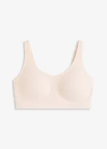 Vattert Feel Comfort Lasercut-T-skjorte-BH uten bøyle, bonprix