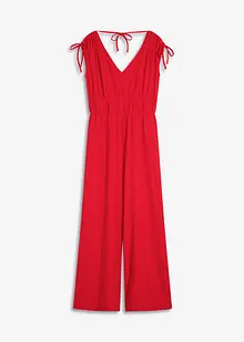 Jumpsuit i strukturert krepp, bonprix