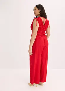 Jumpsuit i strukturert krepp, bonprix