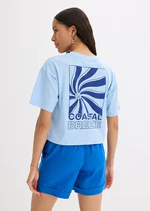 Oversized topp i 100% økologisk bomull, bonprix