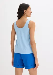 Singlet i 100% økologisk bomull, bonprix