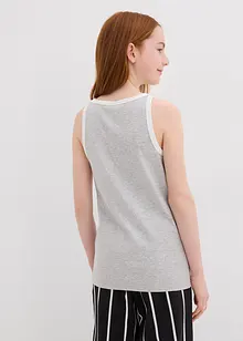 Singlet med økologisk bomull (3-pack), bonprix