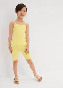 Singlet i 100% økologisk bomull (3-pack), bonprix