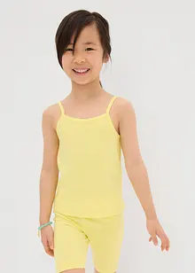 Singlet i 100% økologisk bomull (3-pack), bonprix