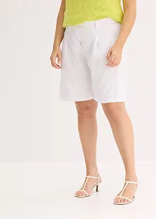 Shorts i lett linmiks, bonprix