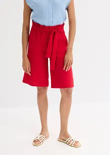 Pull on-bermudashorts i lett viskosemiks, bonprix