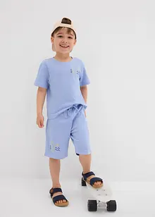 Piké-T-skjorte og shorts i økologisk bomull (2-delt sett), bonprix
