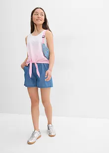 Singlet i 100% økologisk bomull (2-pack), bonprix