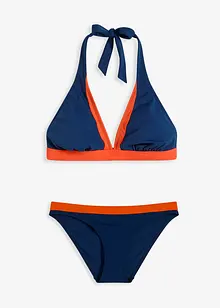 Halterneck-bikini med V-hals (2-delt sett), bonprix